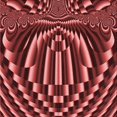 thumbnail image 1 of Ahgly Company Tapis d'Intérieur Lavable à la Machine, Carré, Transitionnel, Rouge Foncé, Tapis de Zone, 5 Pieds Carré, 1 of 7