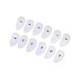 thumbnail image 1 of facefd Ensemble de 12 Pcs Couvre-Chefs de Golf en Cuir PU Imperméable Blanc, 1 of 5