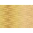 thumbnail image 1 of Ahgly Company Tapis d'Intérieur Lavables en Machine, Rectangle, Zone Jaune Transitionnel, 6' x 9', 1 of 7