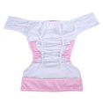 thumbnail image 3 of Couche en Tissu pour Adulte Respirante Ajustable Protection contre l'Incontinence Lavable Grande Rose, 3 of 8