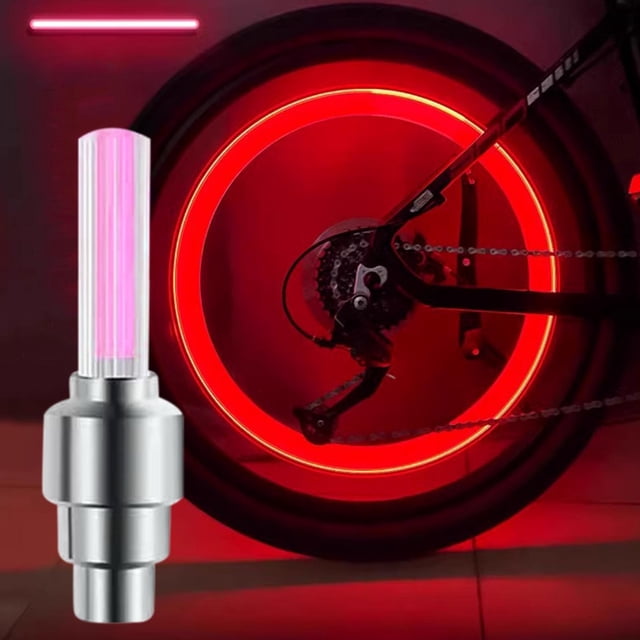 SSZMDLB Feux de Pneu de Vélo, Lumières de Roue Clignotantes pour Night Riding, Matériau PC Haute Résistance, Installation Facile, Batterie Longue Durée, Accessoires de Sécurité pour Bicyclettes et Équipement de Cyclisme