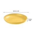 thumbnail image 3 of Grandes Assiettes Rondes en Plastique / Assiettes de Salle à Manger pour Collations, Salade et Os / Fond Antidérapant pour Protéger la Table / Durables et Résistantes aux Égratignures / Ensemble de 1 Assiette pour la Cuisine et la Maison, 3 of 3