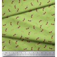 thumbnail image 3 of Soimoi Green Cotton Duck Fabric Printed Fabric 1 Yard 58 Inch Wide, 3 of 3