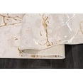 thumbnail image 3 of LaDole Rugs 3x5 ft Modern Premium Area Runner Rug | Abstract Small Carpet For Entry Way, Hallway, Home Office, Entrance Indoor Floor Décor | Beige Gold, 3 of 5