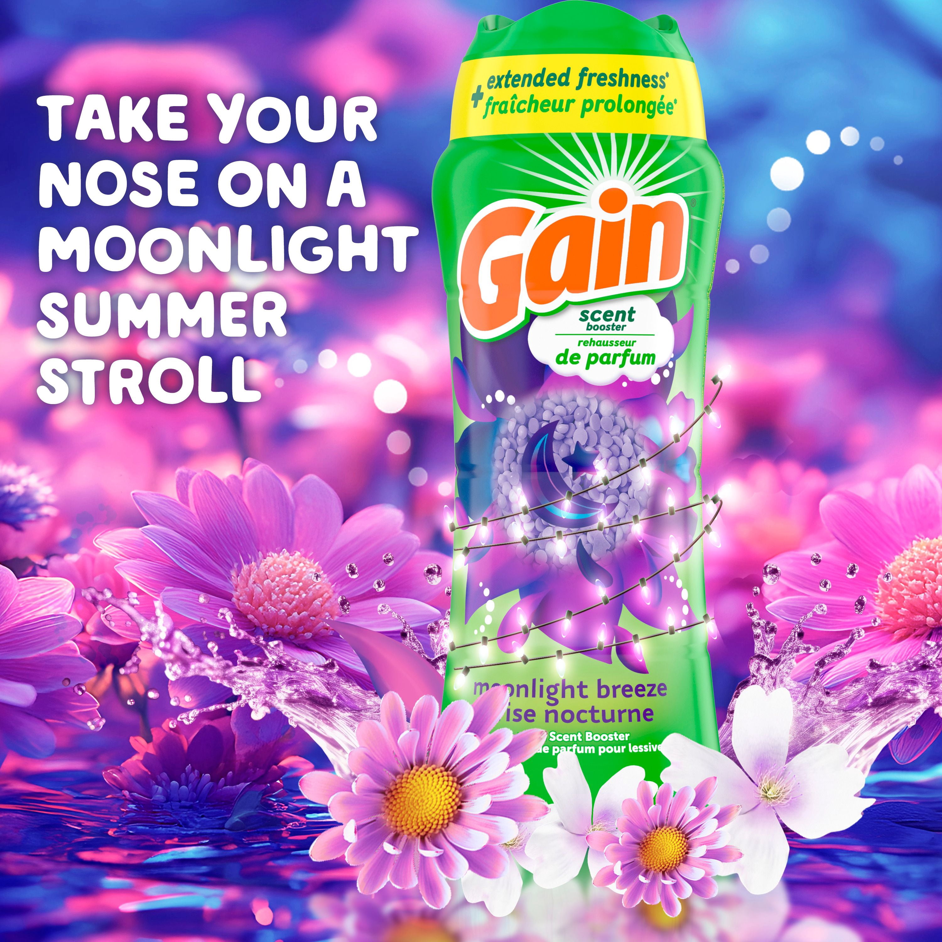 Gain Laundry Scent Booster, Moonlight Breeze Scent, 853 g