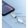 thumbnail image 3 of [PST] (2 Paquets) Adaptateur Convertisseur Connecteur USB-C Femelle vers Lightning Mâle, 3 of 3