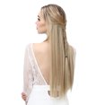 thumbnail image 5 of yeacher Extension de Cheveux Longs et Raides Invisible Ajustable en une Pièce pour Femmes, 22 Pouces, Couleur M02, Modèle 8T16#, 5 of 5