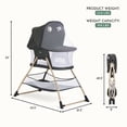 thumbnail image 2 of Evolur Cozy Dreamer Bassinet, Black, 2 of 6