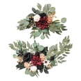 thumbnail image 3 of Abbracc 2 Pieces Artificial Wreath Artificial Floral Swag Simulation Garland Flower Swag A, 3 of 9