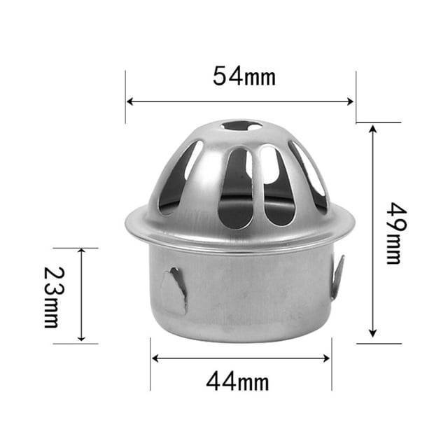 Bgsha Stainless Steel Balcony Roof Round Large Displacement Anti-blocking Floor Drain