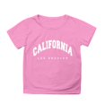 thumbnail image 3 of AJIWYH Chemises d'Uniforme à Manches Courtes pour Filles, T-Shirt à Manches Courtes Ample à Col Rond Imprimé Décontracté Mode pour Garçon et Fille, Chemise Blanche à Manches Courtes pour Filles de 4-5 Ans, Rose, 3 of 3