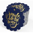 thumbnail image 4 of Inkdotpot Pack Of 50 Real Gold Foil Paper Tags Jingle All The Way Christmas Favor Hang Tags, 4 of 6