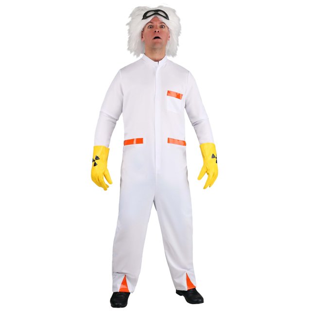 Déguisement Doc Brown BTTF 1 Grande Taille