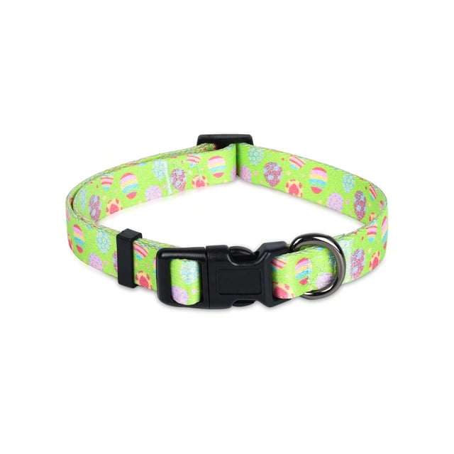 1pc Confortable Bande Dessinée Pâques Doux Collier pour Animaux de Compagnie, Réglable et Durable, Adapté pour les Petits, Moyens et Grands Chiens et Chats