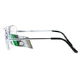 thumbnail image 4 of SA106 Rectangular Metal Frame Multi 3 Focus Progressive Reading Glasses Silver +3.0, 4 of 4