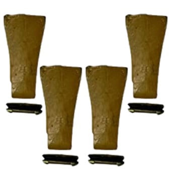 4 SET TF23D TF-23 Digging Teeth & TF23P Flex Pins