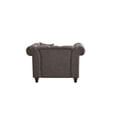 thumbnail image 2 of ACME Aurelia Chaise avec 1 Oreiller en Lin Gris, 2 of 4