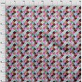 thumbnail image 3 of oneOone Cotton Silk Fabric Textured Moroccan Geometric Print Fabric by The Yard 42 Inch Wide, 3 of 4