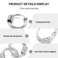 thumbnail image 4 of EeaseCA 2Pcs Punk Style Ear Penddant Street Style Earrings Party Stylish Jewelry, 4 of 7