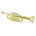 thumbnail image 1 of Lightweight Trumpet Wind Instrument Kids Children Early Education Gold, 1 of 8