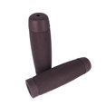 thumbnail image 4 of facefd 2pcs Motorcycle Motorbike Recoil Rubber Gel 7/8" 22mm Handlebar Grips Coffee, 4 of 5