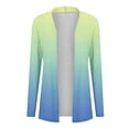 thumbnail image 4 of Pntutb Manteaux Grande Taille pour Femmes Mode Été Hiver Imprimé Manches Longues Cardigan, 4 of 5