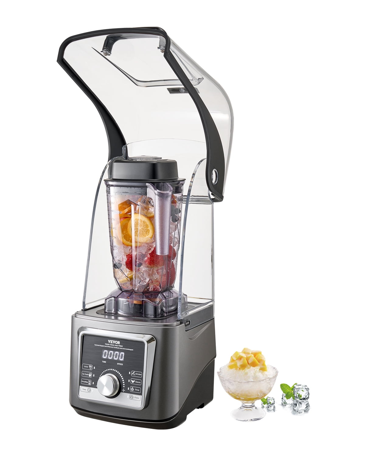 VEVOR 85 oz 1400W Blender for Smoothies Food Processing Blender for Kitchen
