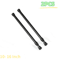 thumbnail image 1 of HLONK 2 Pack Curtain Rod Adjustable 12-20 Inches，5/8” Diameter， White，Small Short Expandable Spring Loaded Tension Rods For Window  Bathroom  Cupboard Kitchen, 1 of 7