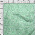 thumbnail image 3 of oneOone Rayon Green Fabric Floral Sewing Craft Projects Fabric Prints By Yard 56 Inch Wide, 3 of 4