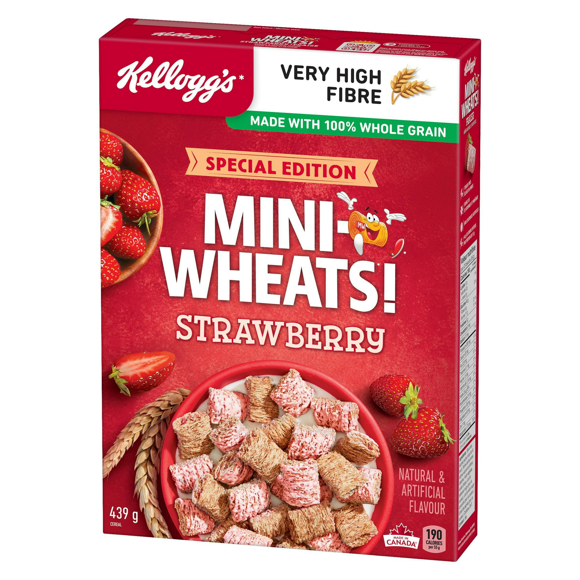 Céréales Mini-Wheats* Saveur de fraises 439 g