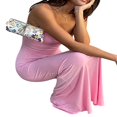 thumbnail image 4 of Femmes Été Bretelles Spaghetti Cou Carré Sans Manches Ajusté Longue Robe Moulante, 4 of 5