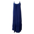thumbnail image 4 of Gspmoly Robes pour Femmes, Robe Maxi d'Été Décontractée Boho Sans Manches à Bretelles Spaghetti, Smockée, à Étages, Longue, de Plage, Soleil, Robes d'Été pour Femmes jusqu'à 65 % de Rabais, 4 of 4