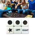 thumbnail image 3 of LEEYNEER 16pcs Left Right Center Dice Game Set Left Right Center Dice Classic, 3 of 8