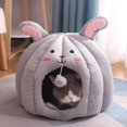 thumbnail image 4 of Milaget Lit pour Chat Chaud Lavable en Machine Antidérapant Confortable pour Chaton Sol Lapin, 4 of 7