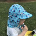 thumbnail image 4 of Summer Outdoor Sun Protection Beach Hat Baby Breathable Sun Protection Mesh Cap Kids Cute Visor Cap for Outing Children, 4 of 7
