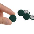 thumbnail image 4 of Unique Bargains 10pcs 28L Fabric Cloth Covered Button 18mm Round Metal Shank Sewing Buttons for Suits Dress Blouses, Army Green, 4 of 5