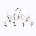 thumbnail image 2 of suyin Heavy Duty Stainless Steel Hanger With 20 Clips For Underwear And Socks, 2 of 5