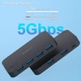 thumbnail image 3 of USB 3.0 Switch, USB Switcher 2 Computers Share 4 USB for PC Mouse Keyboard Printer Scanner, USB KVM Switch Selector Compatible with Windows, Mac, Linux, 3 of 5