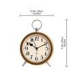 thumbnail image 3 of Hometrends Copper Pocketwatch Tabletop Alarm Clock, 3 of 4