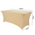 thumbnail image 5 of Elastic Tablecloth Decorative Close-fitted Unique Banquet Rectangular Table Cover, 5 of 5