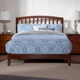 thumbnail image 2 of Richmond Queen Solid Wood Foundation Bed in Walnut, 2 of 11