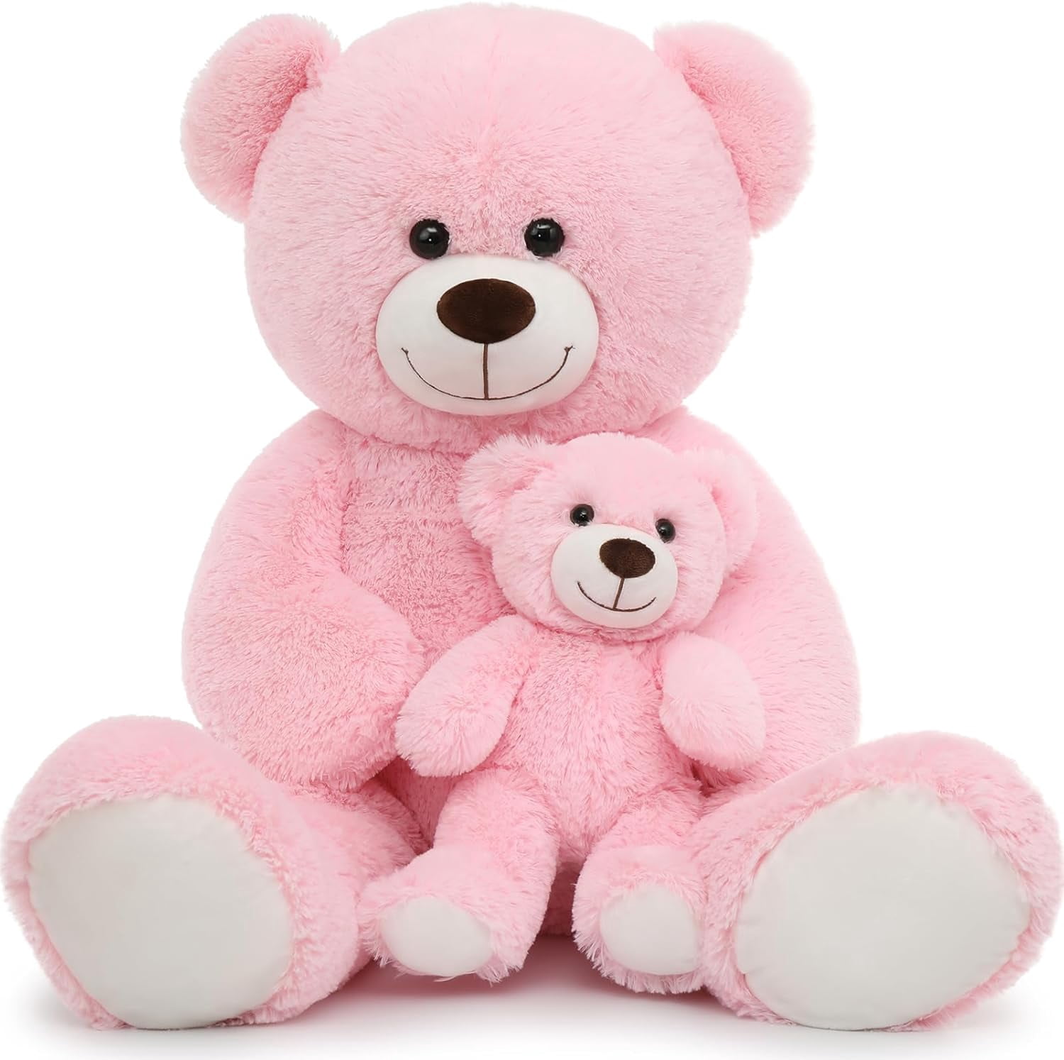 MorisMos 39" Giant Teddy Bear Mommy and Baby Soft Plush Bear Stuffed Animal