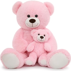 MorisMos 39" Giant Teddy Bear Mommy and Baby Soft Plush Bear Stuffed Animal