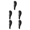 thumbnail image 1 of Decodeary Professional Detangling Brush Plastic Hair Comb Anti Static Massage Hairbrush black,black 5Set, 1 of 6