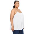 thumbnail image 4 of Débardeurs Fluides pour Femmes Camisole avec Spaghetti Réglable Débardeur Décontracté, 4 of 7