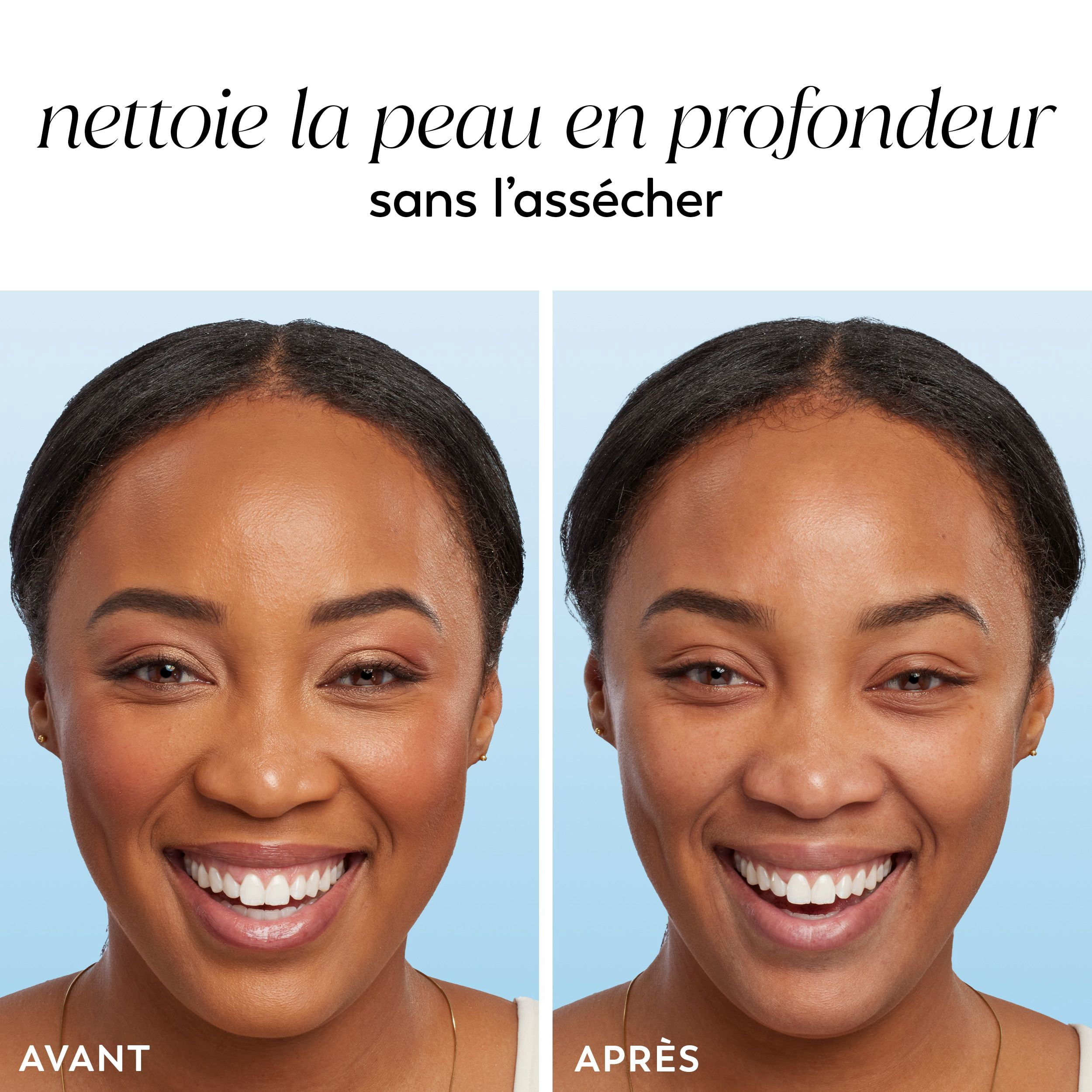 Nettoyant Pour Le Visage Olay, Nettoyant Fondant + Nettoyant Doux Pour Le Visage, Activé Par L’Eau, Nettoie, Tonifie Et Rafraîchit La Peau, Sans Parfum, Peau Sensible, 32 Unités