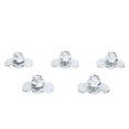 thumbnail image 2 of 5 Pcs Écrou Fileté Double Crantage M10x20mm pour Camion Lit Remorque Contrôle de Cargaison Ramassage RV ATV Points d'Ancrage Robustes Roulement 5500 LBS, 2 of 7