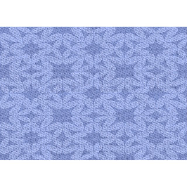 Ahgly Company Machine Washable Indoor Rectangle Transitional Day Sky Blue Area Rugs, 7' x 10'