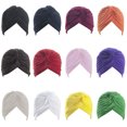thumbnail image 2 of Alice 12 Pcs Women Turban Sun Cap Assort Color Head Cover Hat, 2 of 6