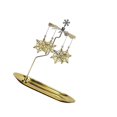 thumbnail image 2 of ziyahi Rotary Rotating Tea Light Candle Holder Living Room Snowflakes, 2 of 9